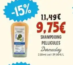 Naturalia DERMACLAY Shampooing pellicules offre