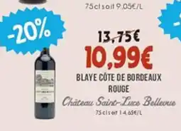 Naturalia Blaye côte de bordeaux rouge offre