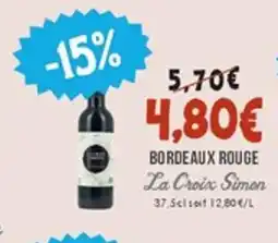 Naturalia LA CROIx SIMON Bordeaux rouge offre