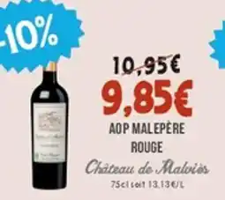 Naturalia Aop malepère rouge offre