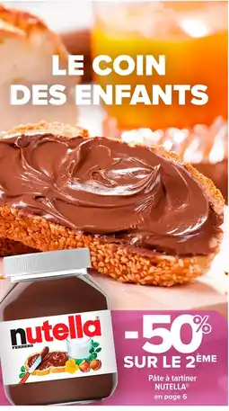 Carrefour NUTELLA Pâte à tartiner offre