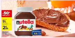 Carrefour NUTELLA Pâte à tartiner offre