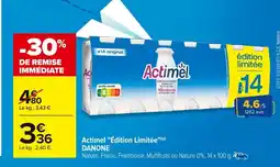 Carrefour DANONE Actimel Édition Limitée offre