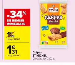 Carrefour ST MICHEL Crêpes offre