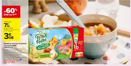 Carrefour POM POTES Compotes sans sucres ajoutés Format Familial offre