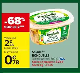 Carrefour BONDUELLE Salade offre
