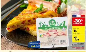 Carrefour CARREFOUR CLASSIC Allumettes offre