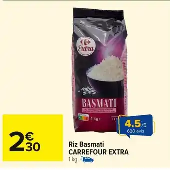 Carrefour CARREFOUR EXTRA Riz basmati offre