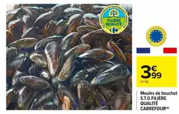 Carrefour Moules de bouchot offre