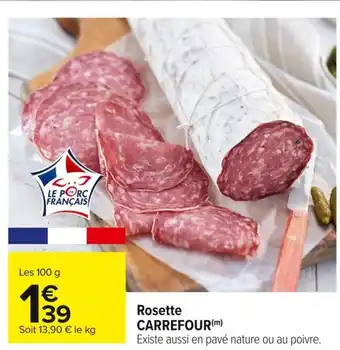 Carrefour CARREFOUR Rosette offre