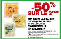 Carrefour Sur toute la fraîche découpe de fruits offre