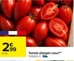 Carrefour Tomate allongée coeur offre