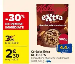 Carrefour KELLOGG'S Céréales Extra offre