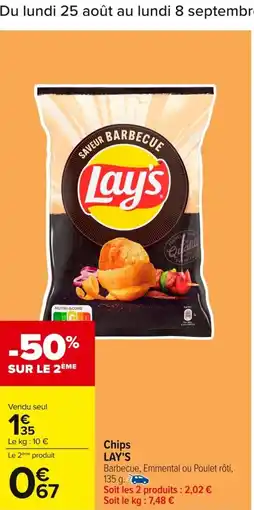 Carrefour LAY'S Chips offre