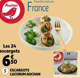 Auchan Auchan escargots lucorum offre