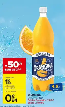 Carrefour ORANGINA offre
