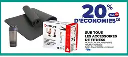 Carrefour Sur tous les accessoires de fitness offre