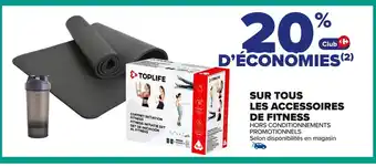 Carrefour Sur tous les accessoires de fitness offre