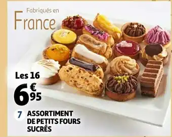 Auchan Assortiment de petits fours sucrés offre