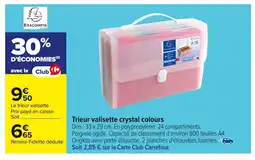 Carrefour Trieur valisette crystal colours offre