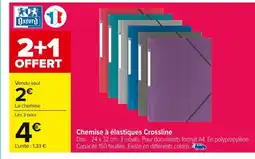 Carrefour Chemise à élastiques Crossline offre