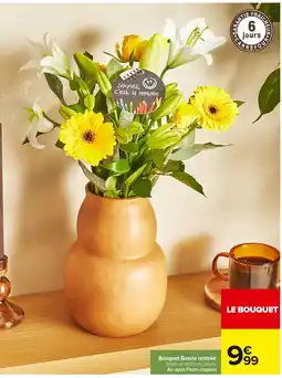 Carrefour Bouquet Bonne rentrée offre