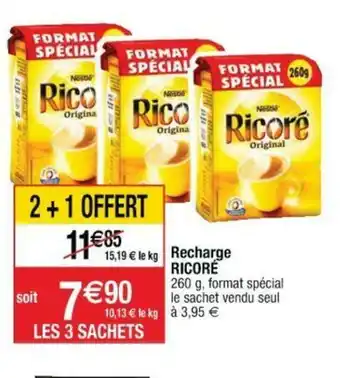 Cora x Carrefour Recharge Ricoré offre