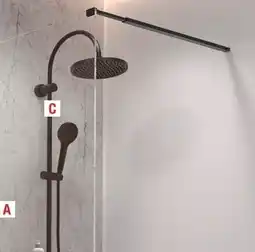 Brico Dépôt Colonne de douche thermostatique noir mat offre