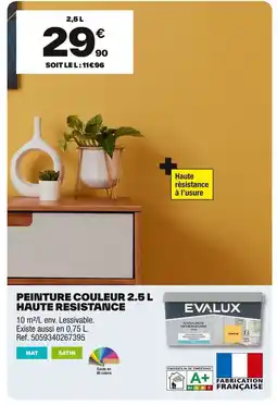 Brico Dépôt Peinture couleur haut resistance offre