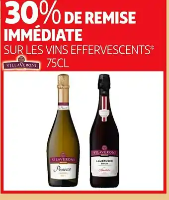 Bon plan sur les vins effervescents villaveroni