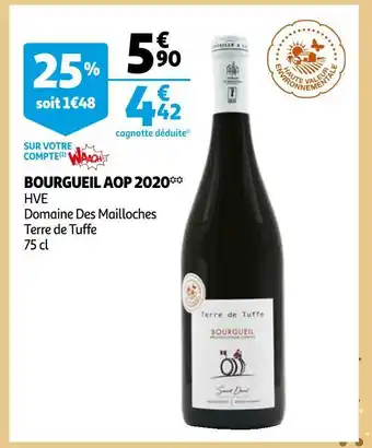 Auchan Domaine des mailloches bourgueil aop 2020 offre