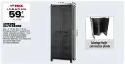Brico Dépôt Armoire haute résine offre