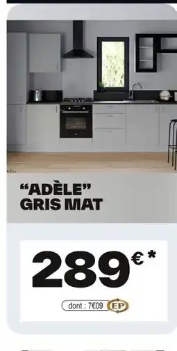 Brico Dépôt Adèle gris mat offre