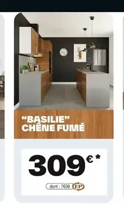 Brico Dépôt Basilie chêne fumé offre