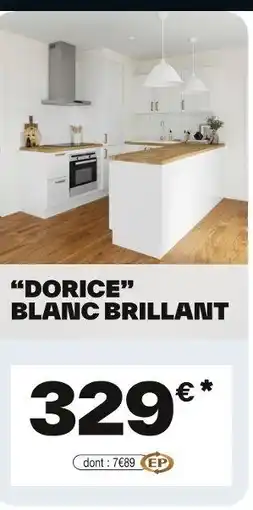 Brico Dépôt Dorice blanc brillant offre