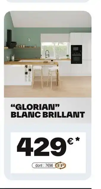 Brico Dépôt Glorian blanc brillant offre