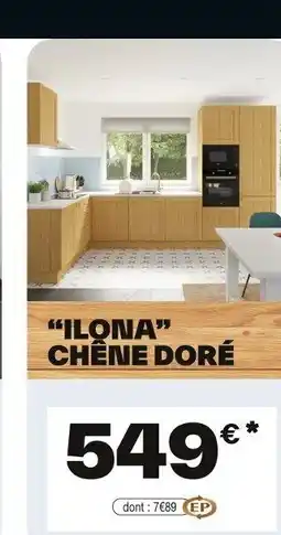 Brico Dépôt Ilona chêne doré offre