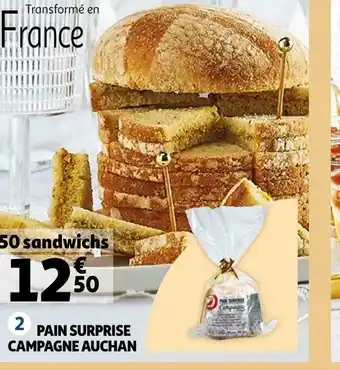 Auchan Auchan pain surprise campagne offre