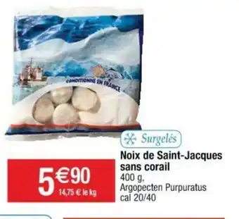 Cora x Carrefour Noix de Saint-Jacques offre