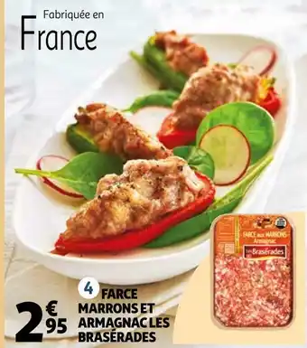 Les brasérades farce marrons et armagnac