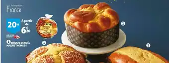Auchan Brioche de noël maline thomas offre