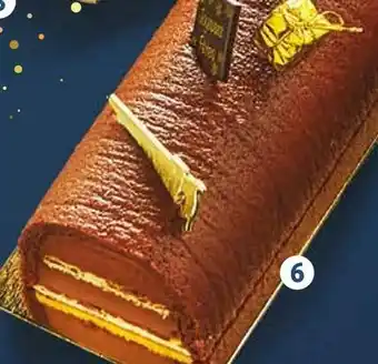 Auchan Bûche roulée framboisier offre