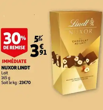 Auchan Lindt nuxor offre