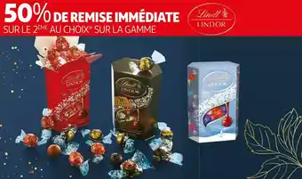 Auchan Lindt bon plan sur la gamme de la marque lindt offre