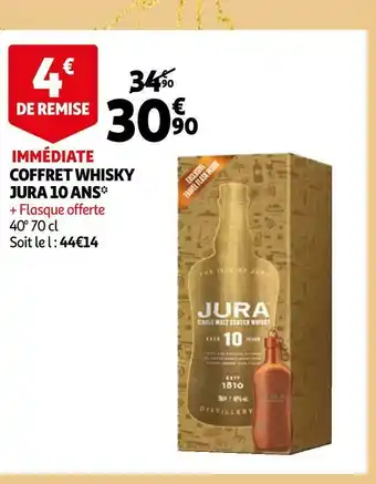 Auchan Jura coffret whisky 10 ans offre