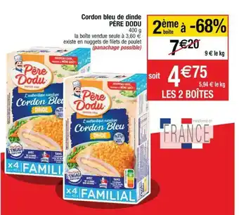 Cora x Carrefour Cordon Bleu de Dinde offre