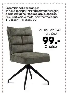 Möbel Martin Ensemble salle à manger offre