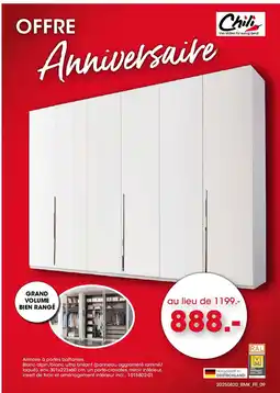 Möbel Martin Armoire à portes battantes offre