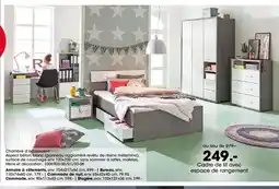 Möbel Martin Cadre de lit avec espace de rangement offre