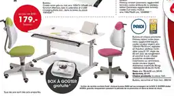 Möbel Martin Bureau et chaise pivotante offre